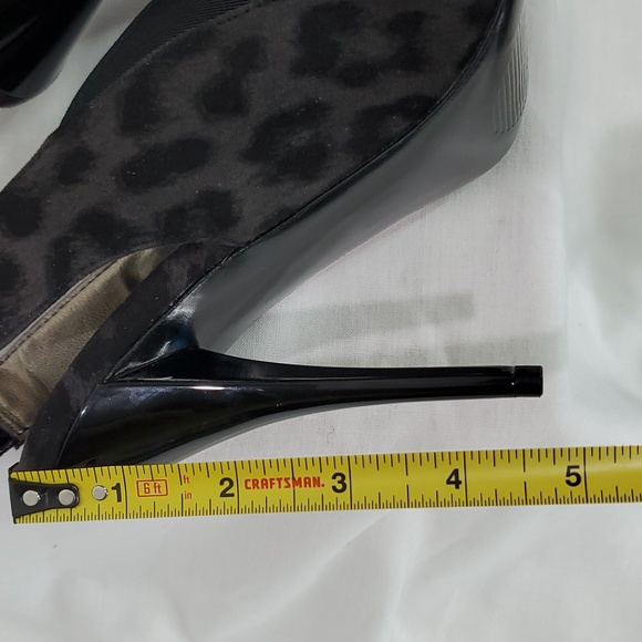 Carlos by Carlos Santana Legacy 2 Leopard Leather Slingback Heels Size 6.5 NWT - Picture 9 of 9